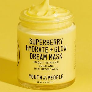 Youth To The People Superberry Hydrate + Glow Dream Night Cream + Mask